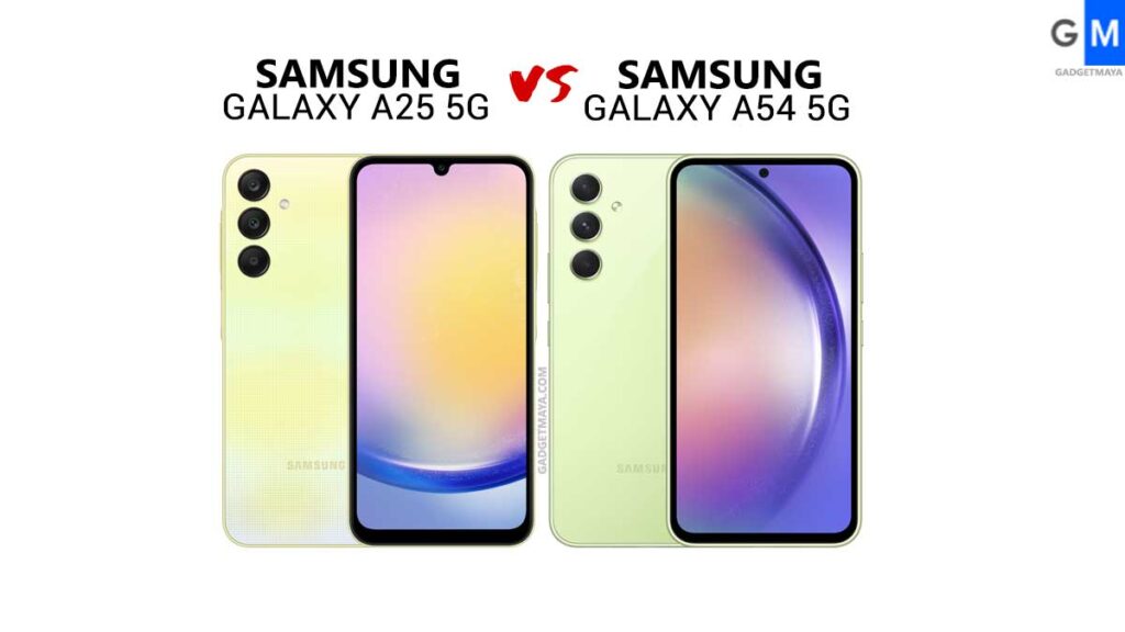 Samsung Galaxy A25 5G vs Samsung Galaxy A54 5G